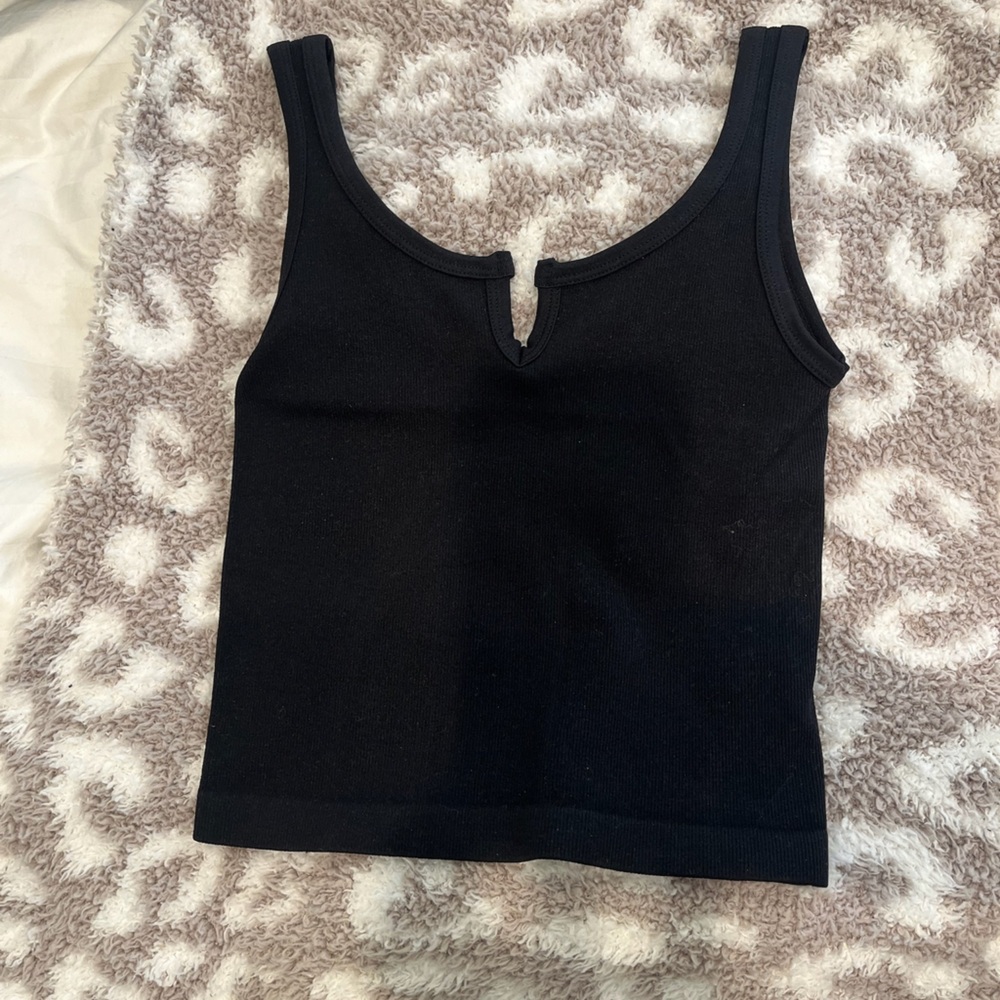 Elegant Black Sleeveless Tank Top